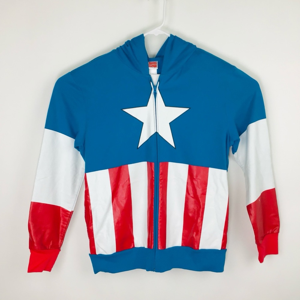Marvel Captain America 2011 men’s full zip hoodie large